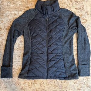 Kyodan Women's Black and Gray Puffer Jacket